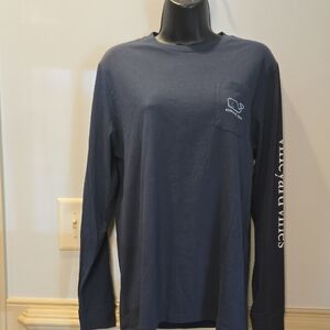 Vineyard Vines Dark Blue Long Sleeve Tee